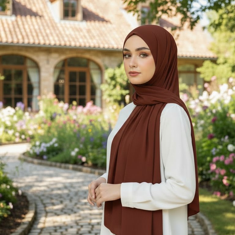 Hijab Shama Bordeaux